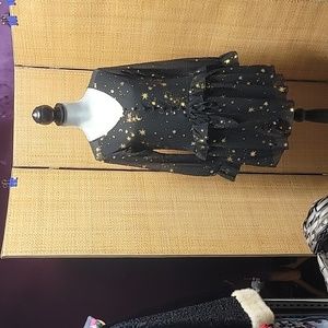 Moon and Stars Black Dress